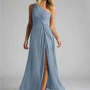 Azazie Brooke Mesh Dress